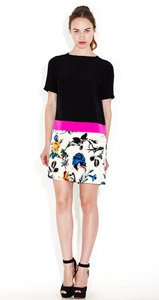 Line-up: Dresses: Tropical print dress