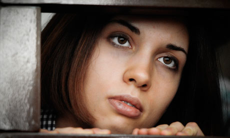 Pussy Riot's Nadezhda Tolokonnikova attends court in 2012. Photograph: Aleshkovsky Mitya/ Aleshkovsky Mitya/ITAR-TASS Photo/Corbis