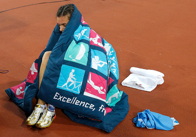 weirdsport: Russia's Yelena Isinbayeva 