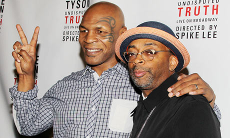 Mike Tyson and Spike Lee at one-man show premiere 