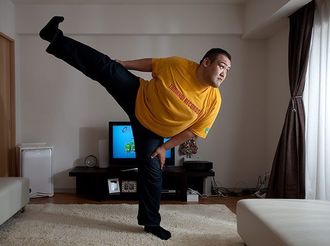 Big Picture: Sumo: Yoshitoku Tashiro a 33-year-old retired sumo wrestler who know is a writer