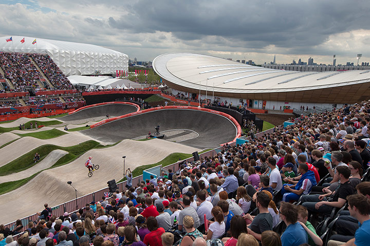 BMX: Packed house at the BMX track