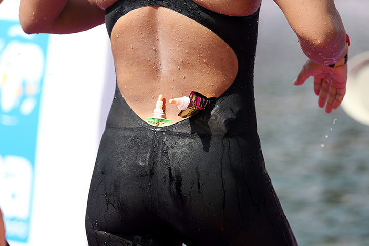 Women's 10K swim: Photographer Graeme Robertson covers the women's 10K swim