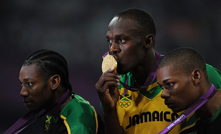Olympic pix: 200m final