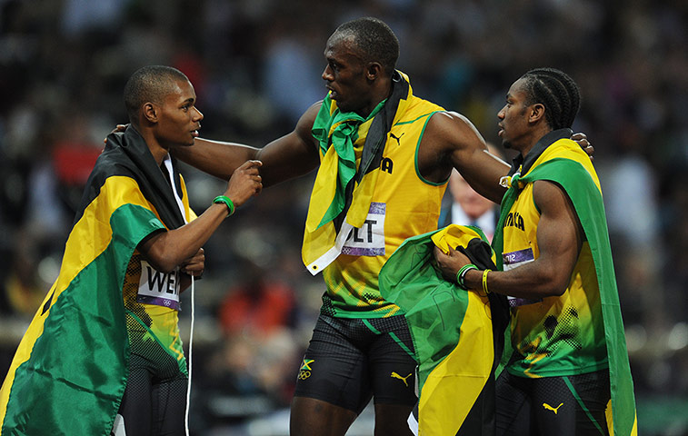 Olympic pix: 200m final