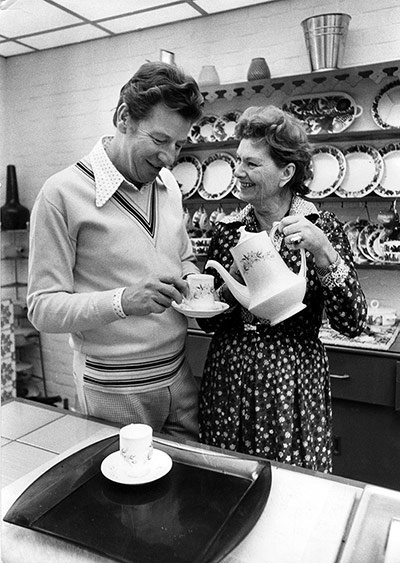 Max Bygraves: Max Bygraves and wife Blossom in 1978