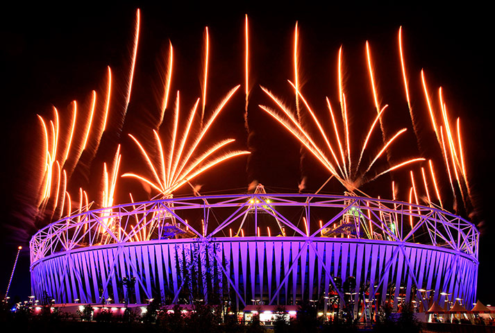 Paralympics fireworks: closing ceremony