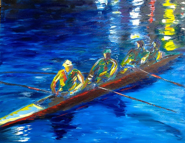 Share Your Art...  Sport: Rowers by Garth Bayley