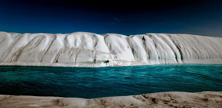 The Cold Edge: Melt River, Petermann Glacier, Greenland