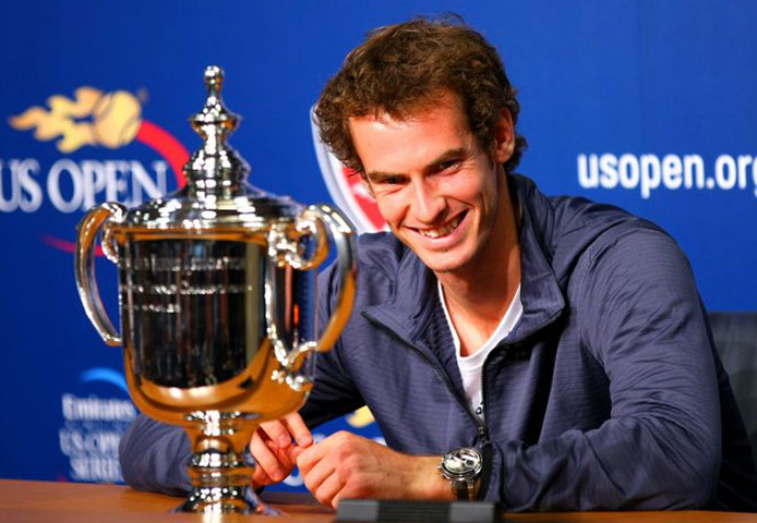 Andy Murray wins US open: Andy Murray speaks to the press