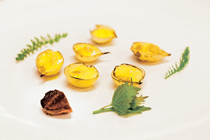 Todd Selby: baked then grilled winter onions