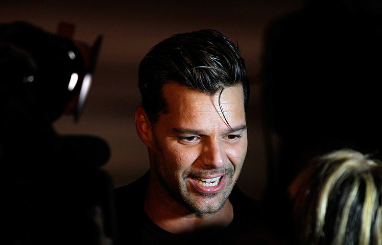 new york fashion week: Ricky Martin at Marc Jacobs 