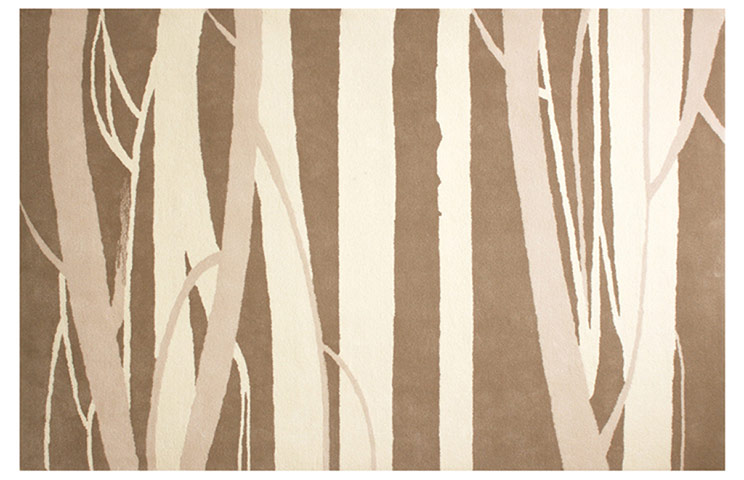 Homes: Trunks hand-tufted wool rug in Alba (200cm x 290cm)