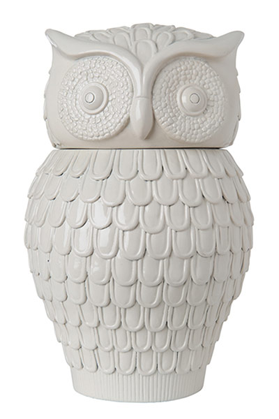 Homes: Lidded owl pot, £15, from Marks & Spencer, marksandspencer.com
