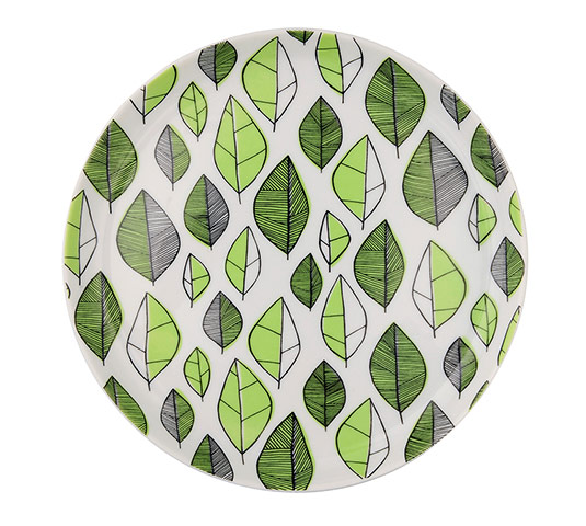 Homes: Woodland dinner plate, £8, by MissPrint for Heal’s Discovers, heals.co.uk