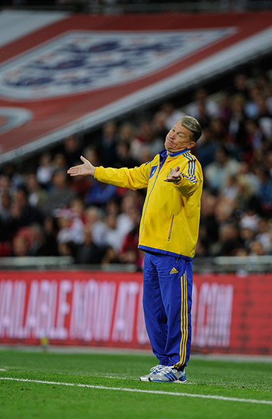 England v Ukraine: Oleg Blokhin
