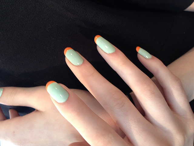 Top 5 NYFW: Peter Som French manicures NYFW