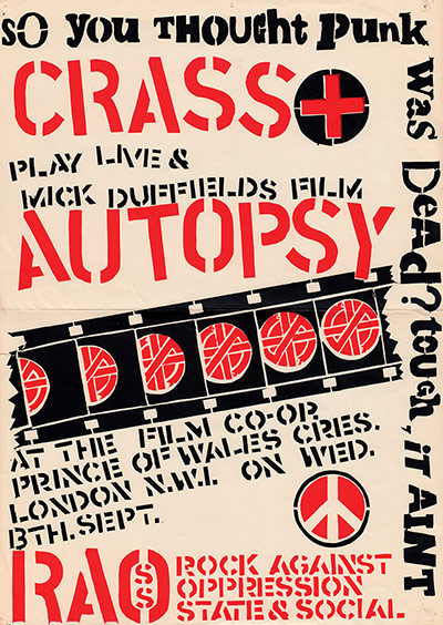 Punk Graphics: Crass poster, 1978