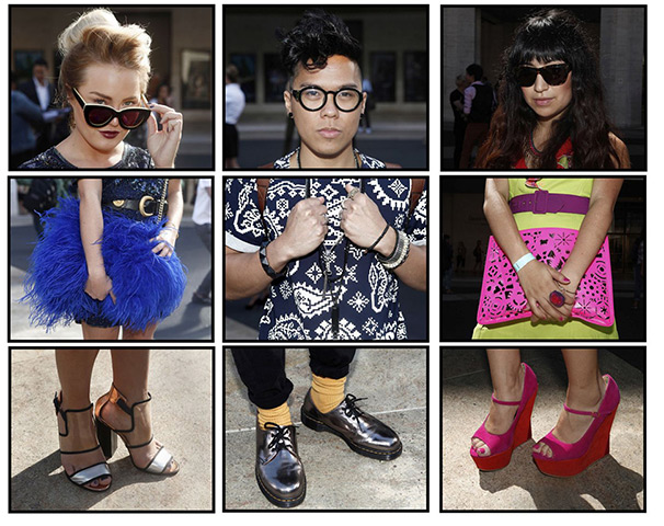 From the Agencies : Carlo Allegri fashion triptychs