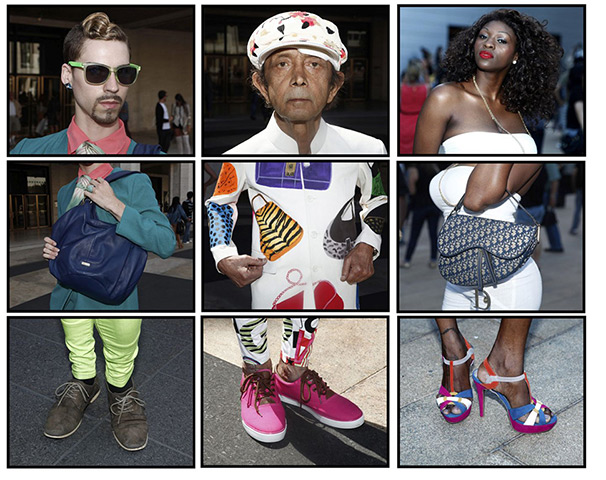 From the Agencies : Carlo Allegri fashion triptychs