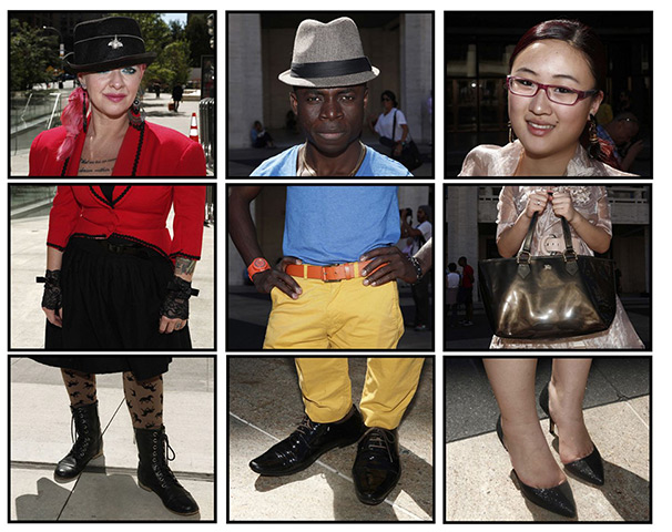 From the Agencies : Carlo Allegri fashion triptychs