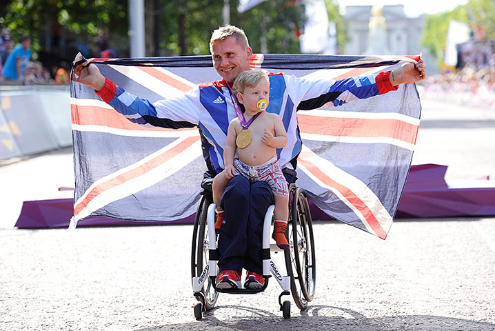 Aled Davies highlights: Paralympics marathon