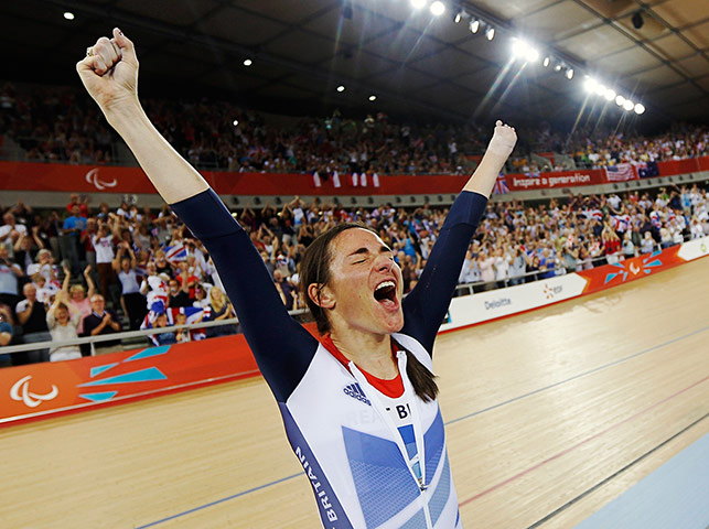 Aled Davies highlights: Sarah Storey