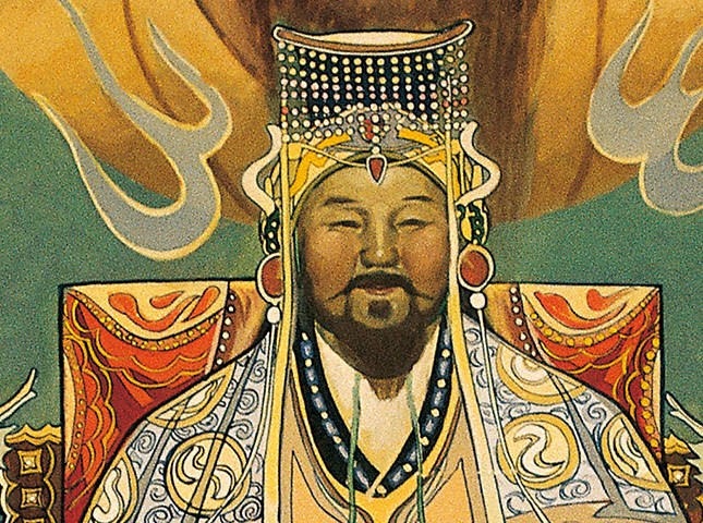 Ten best: Mural with Genghis Khan, Temujin