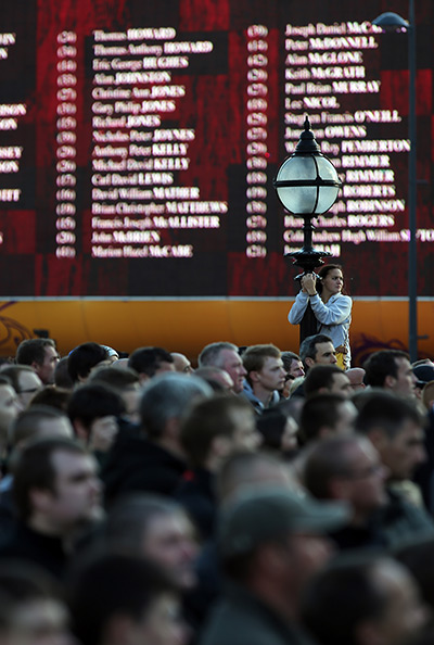 24 hours: Liverpool, England: Hillsborough disaster vigil