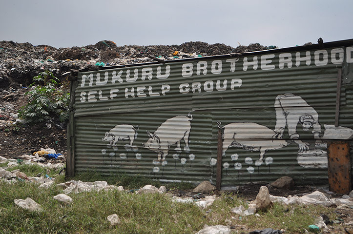 Dandora dump: in Nairobi, Kenya