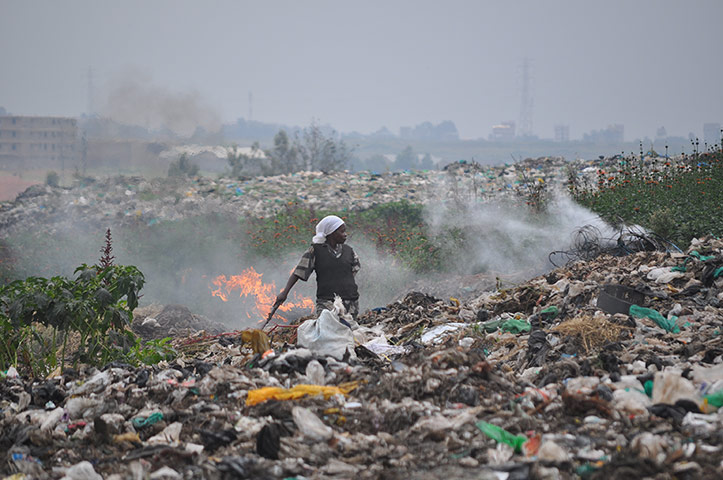 Dandora dump: in Nairobi, Kenya