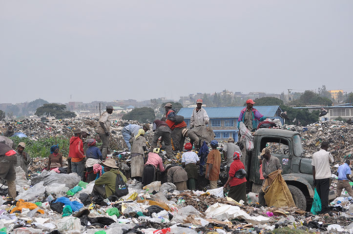 Dandora dump: in Nairobi, Kenya