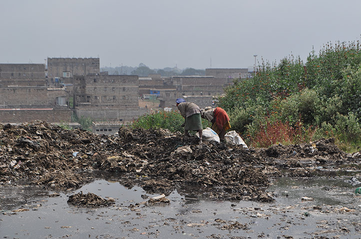 Dandora dump: in Nairobi, Kenya