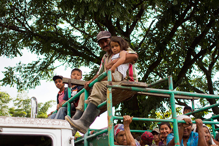 Volcan del Fuego: Residents of Morelia village, San Pedro Yepocapa