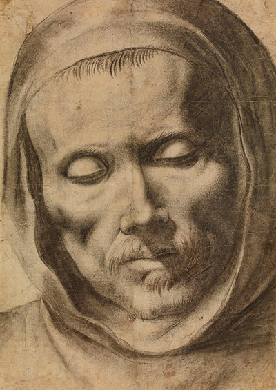 Renaissance to Goya: Head of a monk, 1625-64, Francisco de Zurbaran 