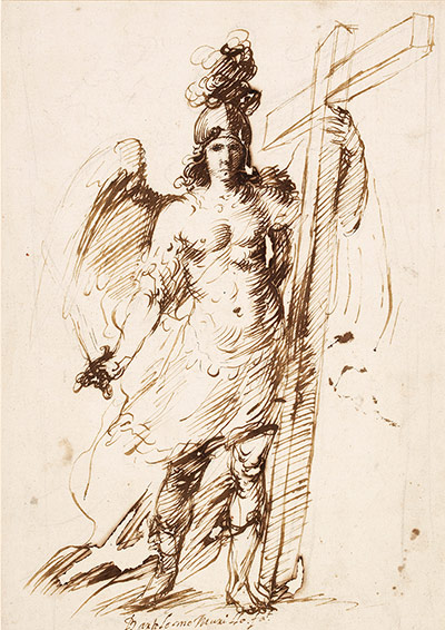 Renaissance to Goya: The Archangel Michael, 1655-60, Bartolome Esteban Murillo (1618- 1682)