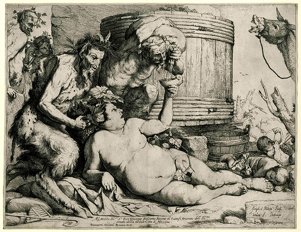 Renaissance to Goya: Drunken Silenusa, 1628, Jose de Ribera