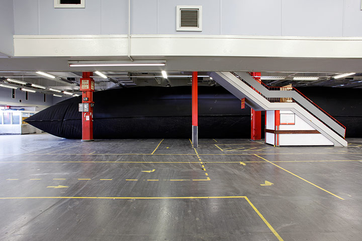 Liverpool Biennial: Vilnius Black Pillow by Audrius Bucas & Valdas Ozarinskas