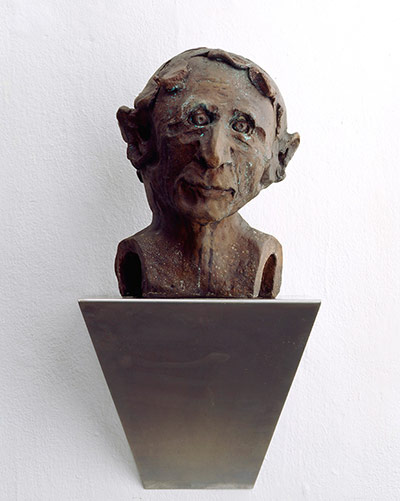 Thomas Schutte: Wicht 2006, Bronze, steel