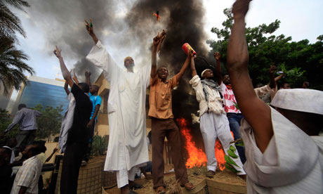 Demonstrations spread to German embassy in Khartoum
