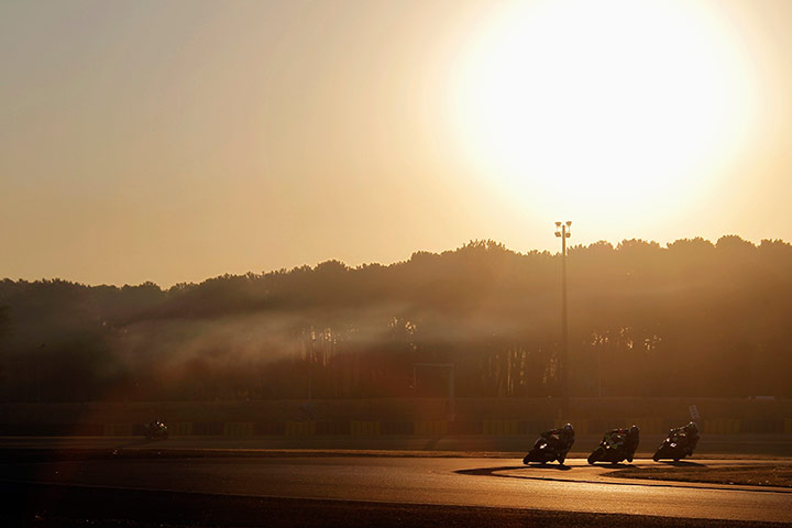 Best of the week: Riders compete during the 35th Le Mans 24-hour motorcycle endurance race