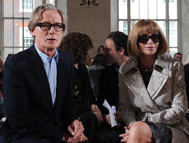 London Fashion Week day 3: Anna Wintour and actor Bill Nighy