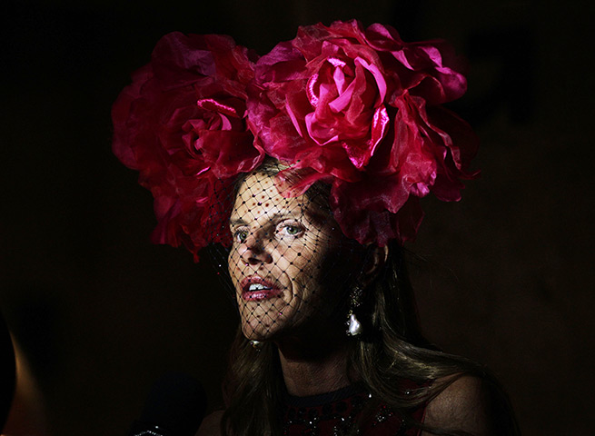 LFW: Jonathan Saunders: Anna Dello Russo, editor-at-large and creative consultant for Vogue Japan