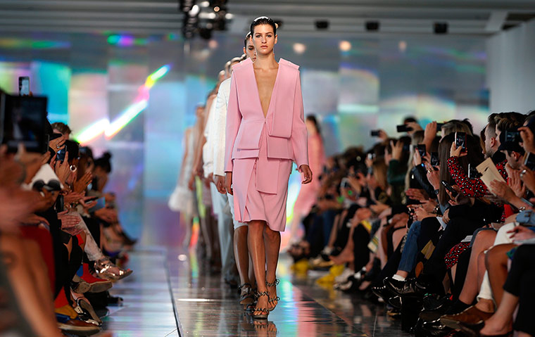 Fashion day 4: Models present creations from the Christopher Kane collection