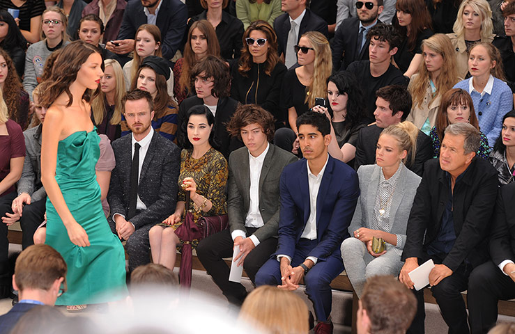 Fashion day 4: Burberry Prorsum Show, London Fashion Week, London. 17th September 2012