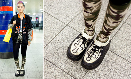 Fresher fashion: Steph Mills, 19, about to start at Nottingham Trent