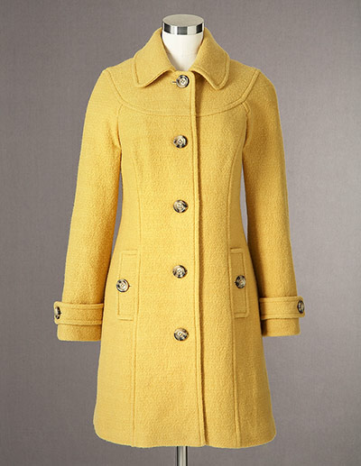 Boden Retro Metro : Boiled Wool Coat