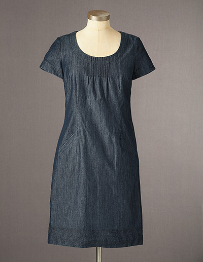 Boden Retro Metro : Stitch Detail Dress