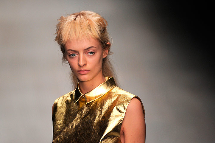 London Fashion day 5: A model presents creations during the Simone Rocha