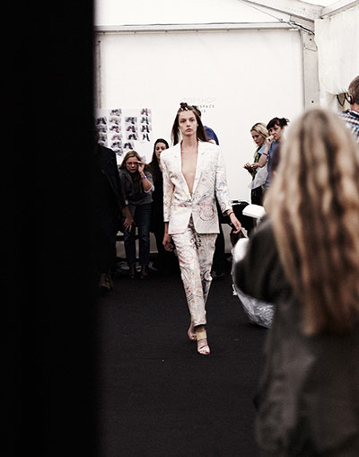 Mary Katrantzou: SS13 Mary Katrantzou, backstage, london fashion week, jamie Baker